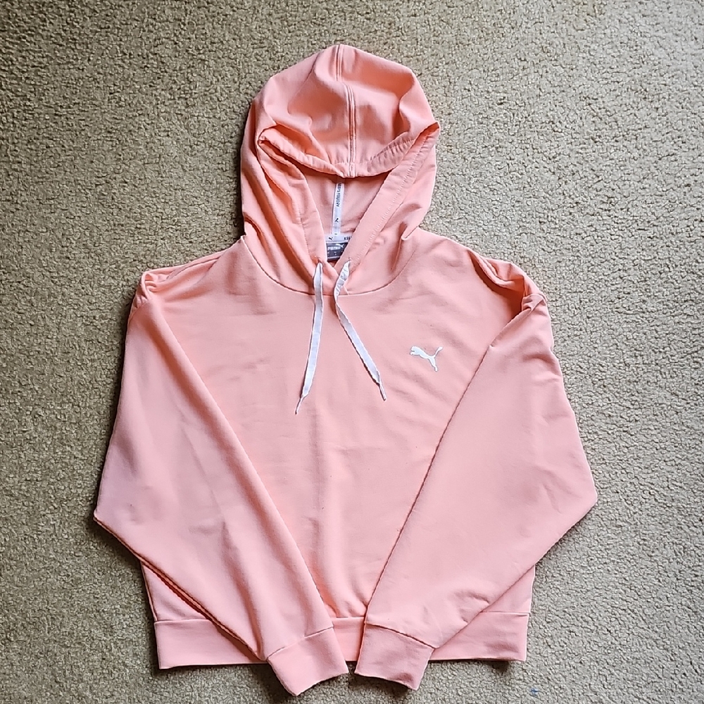 Puma Women's Peach Hoodie Sweater